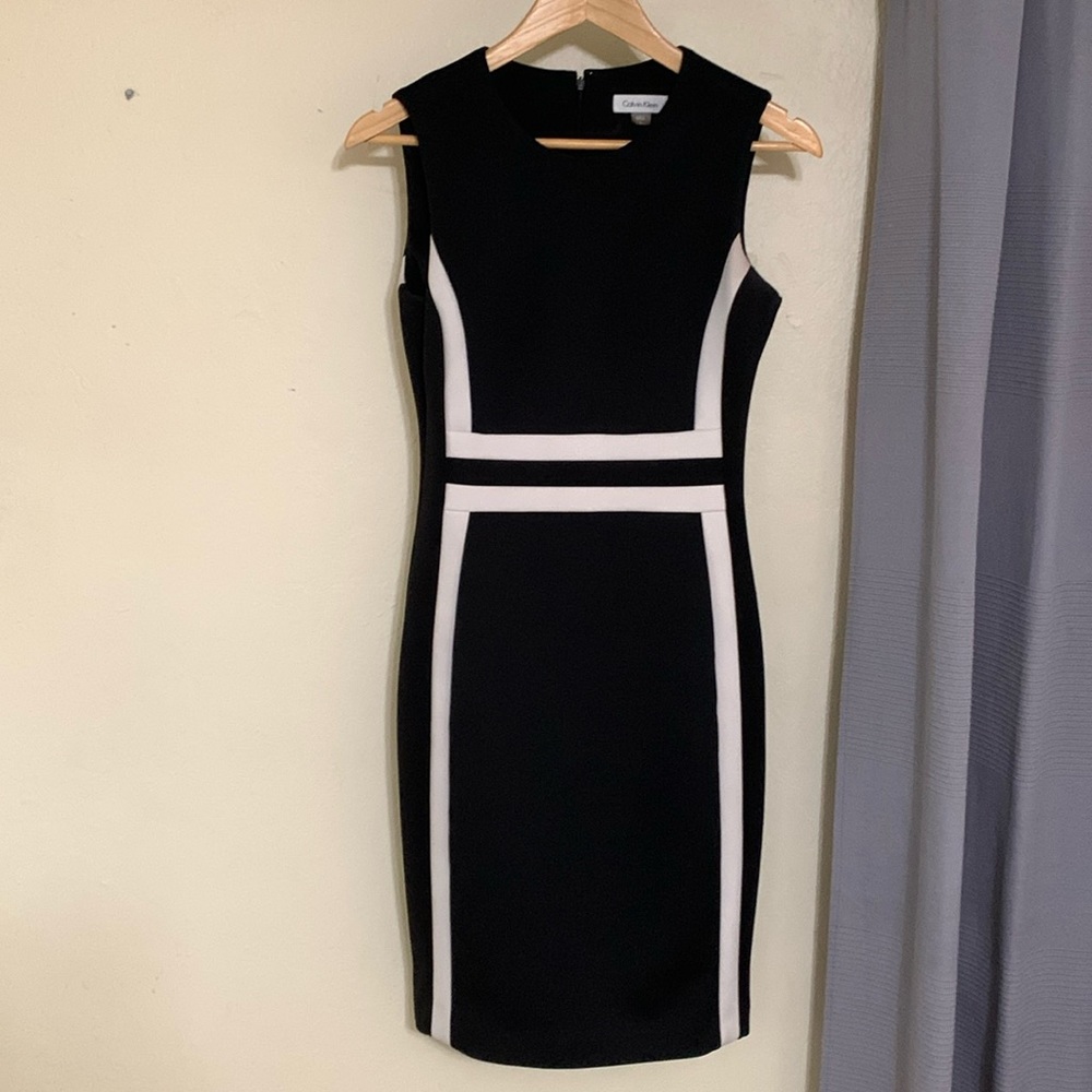 Black and white dress